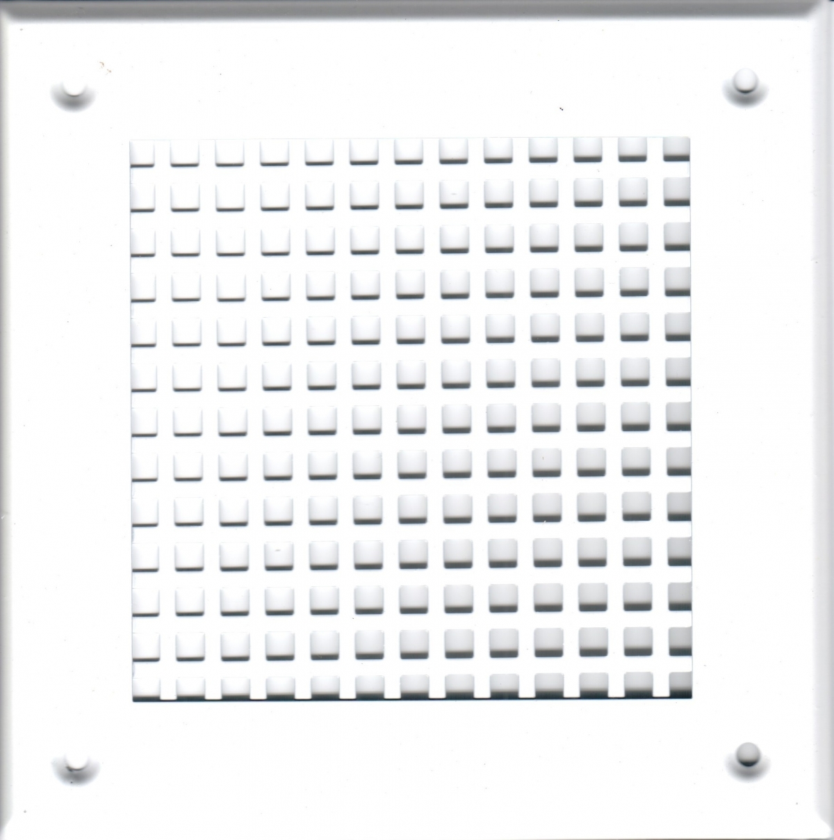 Решётка 210 250 белая, большая клетка